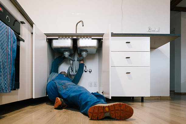 Professional Emergency Plumber technician working in Freelandville, IN